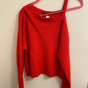 red h&m sweater